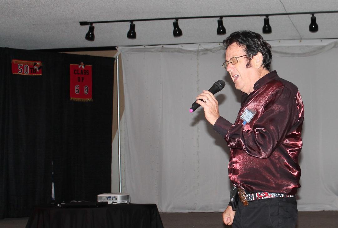 Terry Graham and an Elvis tribute