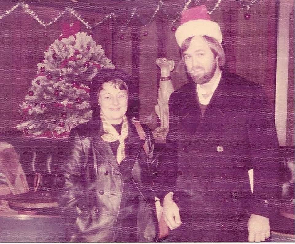 1975 …. 1st Christmas together … off to Paris on a PanAm long weekend (for airline employees). Happy Birthday in Heaven Tom.