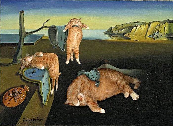 I love this depiction of cats