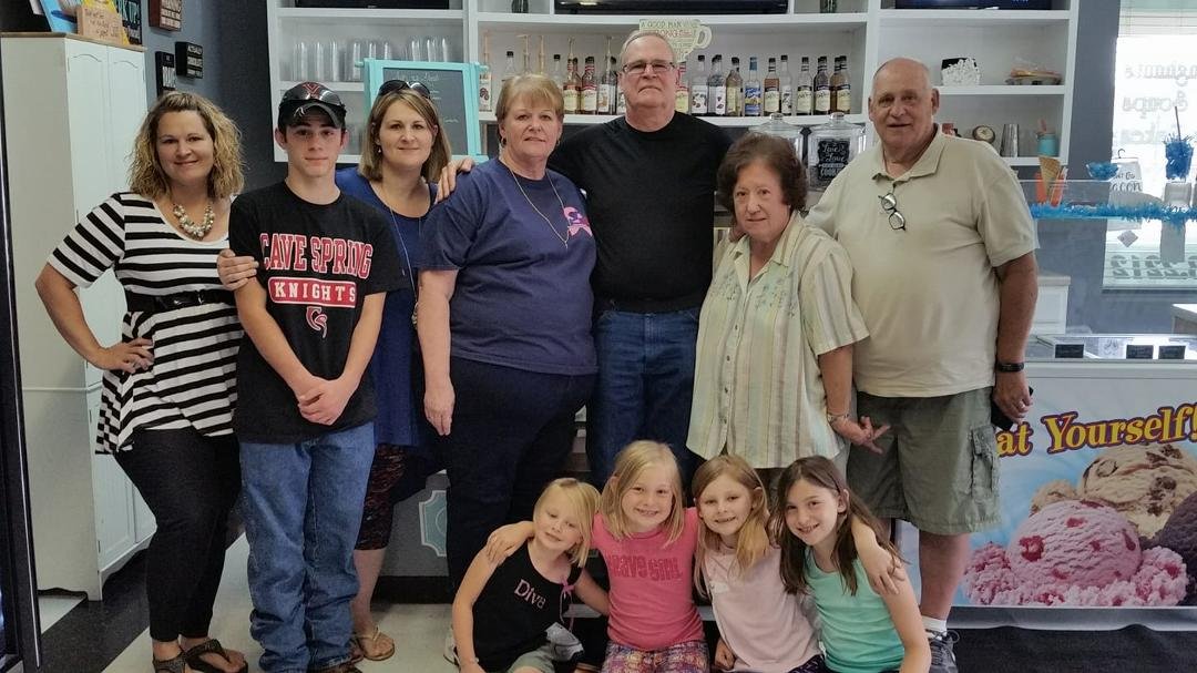 My brother Glenn and his wife Joan stopped by Kupkakery for a visit today. Happy to see them on their way from New York to NC to see their son and family.
