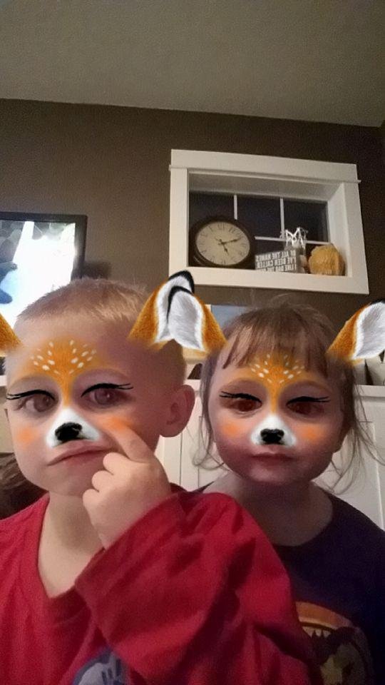 Cousins Addi and Brayden getting in the Halloween spirit!