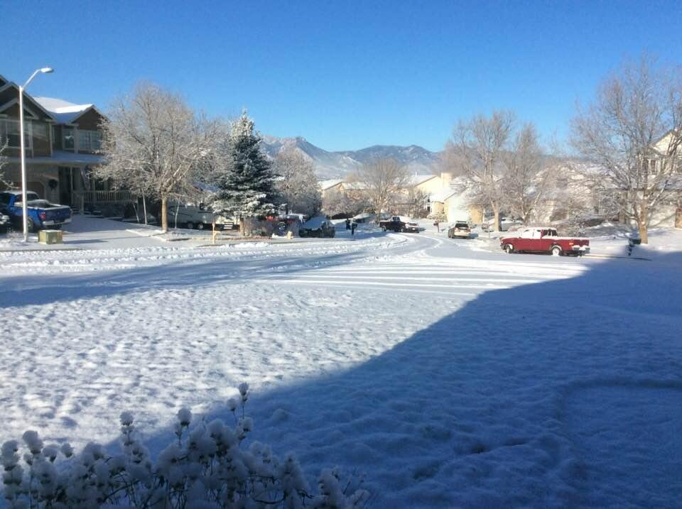 Beautiful view from Eric’s living room!  What is it like in Minnesota, gotta start planning a trip home.