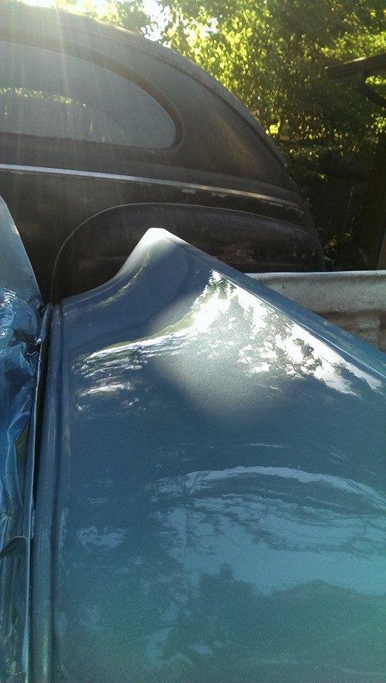 This is the cowl just paint no sanding or buffing