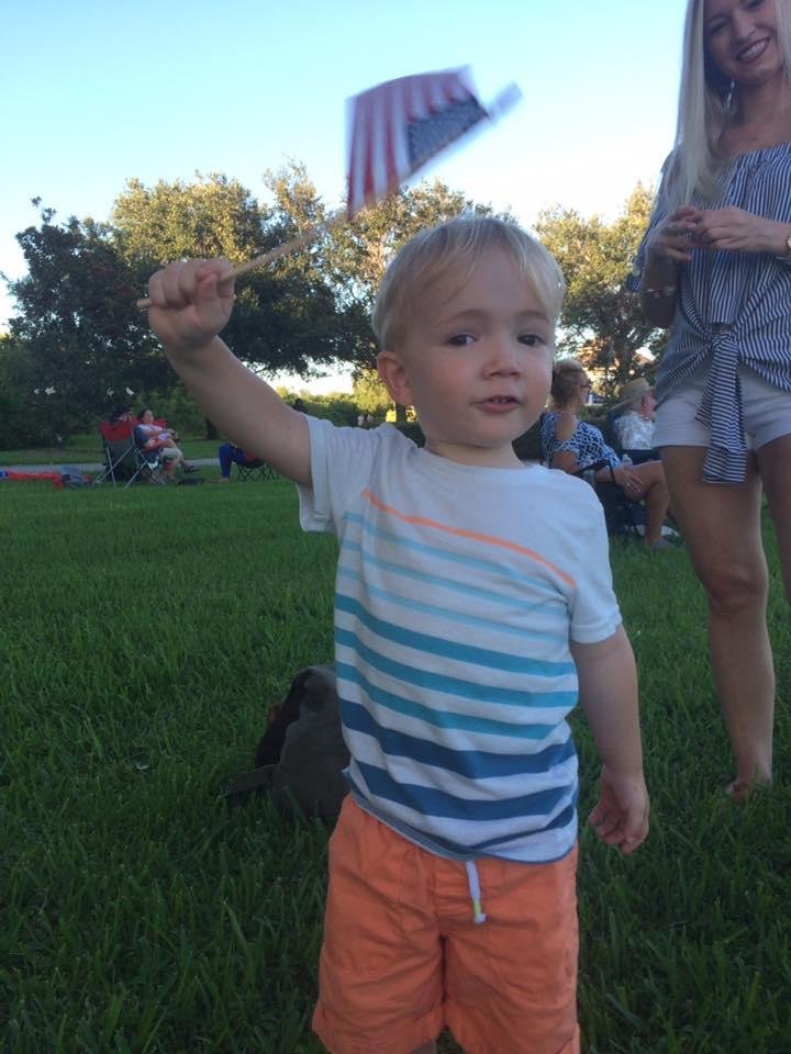 Celebrating the fourth with family
