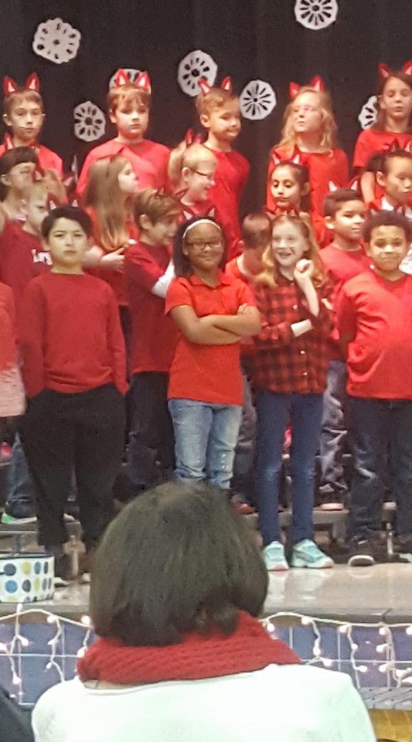 Hey Facebook family and friends my daughter Rhyan Hatcher is in the play at Moore Elementary.
