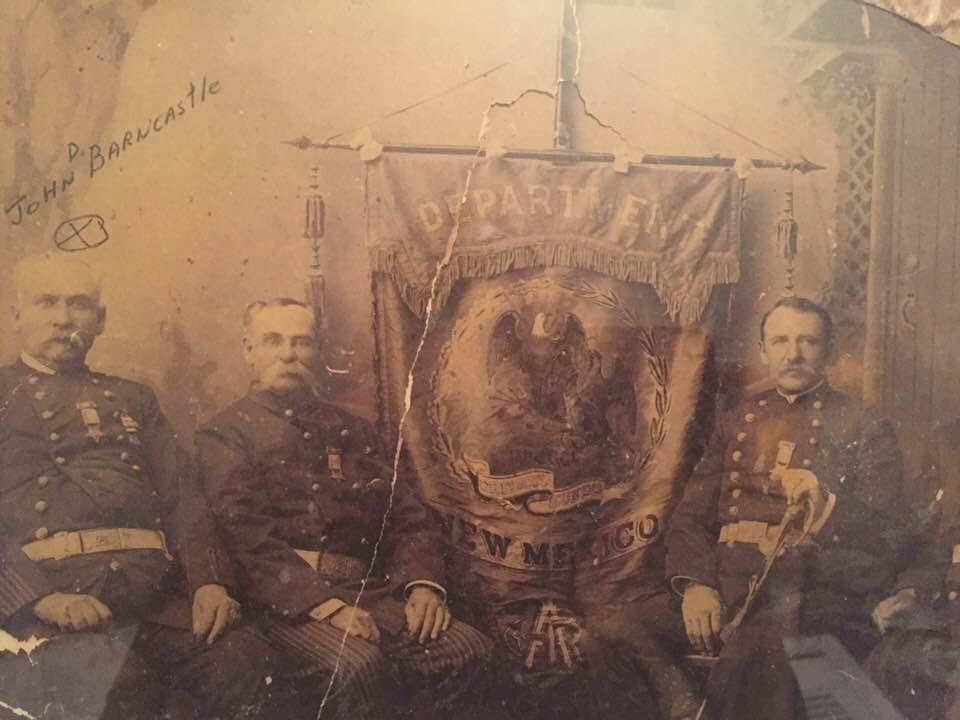 This is my Great Grandfather Colonel John Duncan Barncastle. Born 1832 in Edinburgh, Scotland. Served in Civil war 1861. After he opened a merchantile store, in Las Cruces, NM. He married into Castilian Spanish and Native