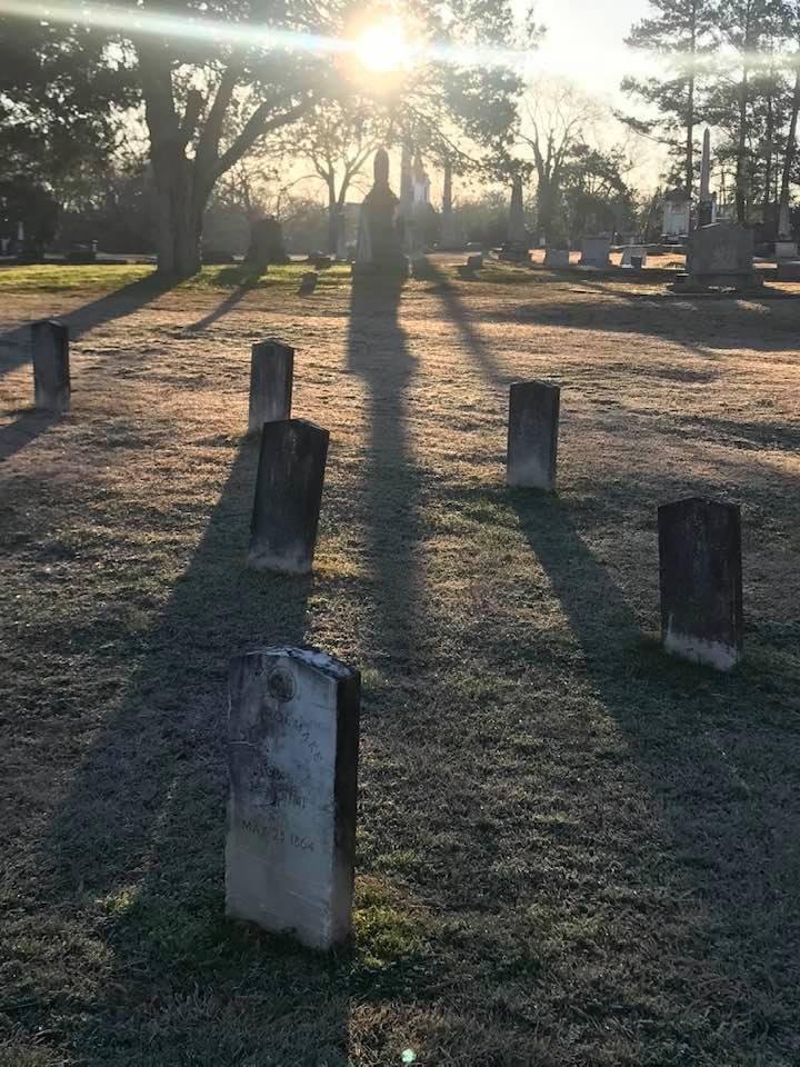 Another frosty morning walk. My phone didn’t pick up the glistening frost-tipped grass very well, and the sun is rising earlier every day, so I missed the very early shot that might have shown it better. But, that also mean