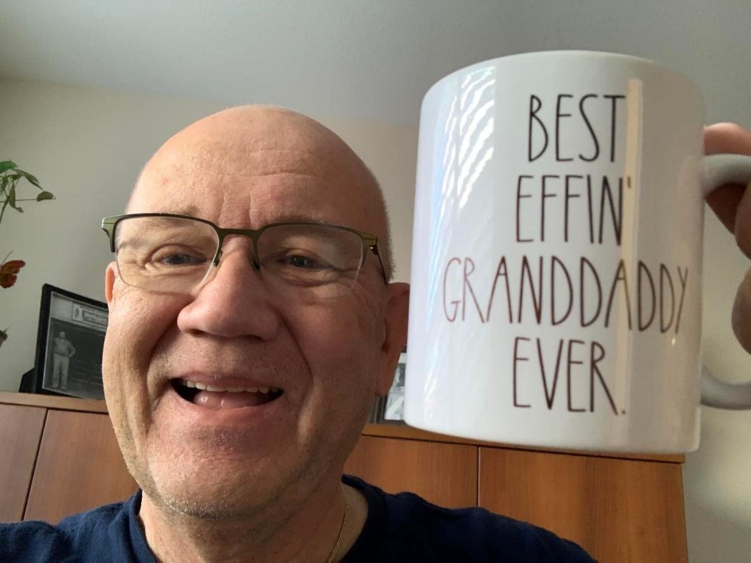 How about this for subliminal messaging! Sorry to create the suspense but this Theatrically trained GrandDaddy wanted to be sure Ethan made a Grand Entrance!