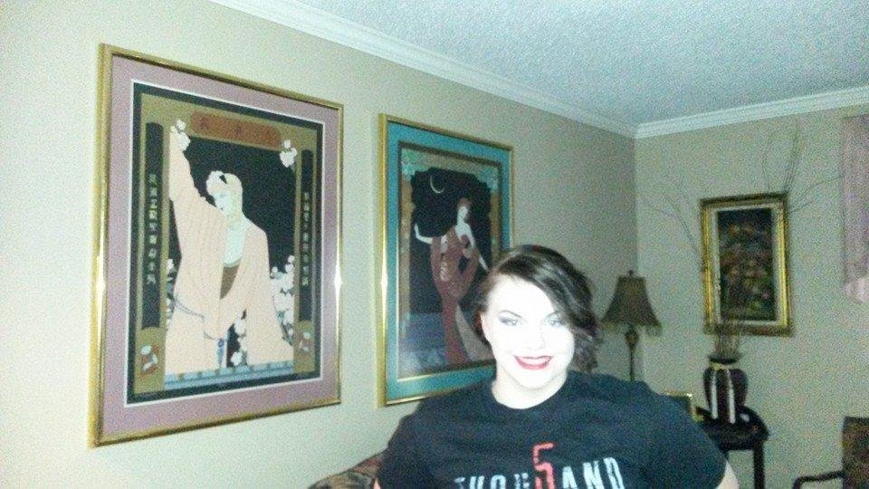 My daughter Sloan is all fired up. ....heading to the Gaylord for prom....