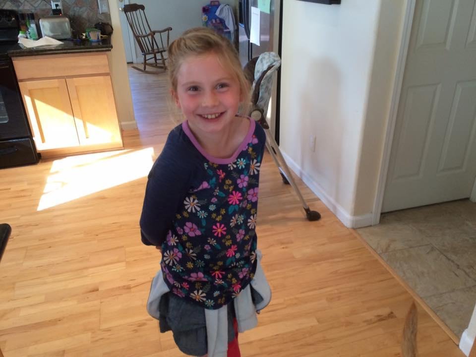My lovely granddaughter Katelyn on her first day of 2nd grade!! Love that girl Soooo much!!