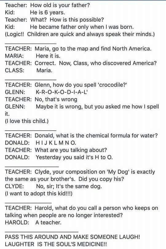 This is so adorable. ..communication w/children :-)