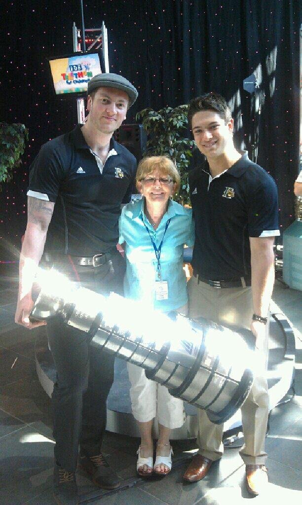 Mooseheads bring the cup to the iwk and lucky me!!!!