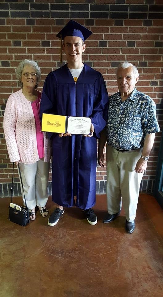 Grandson Williams graduation. So proud and happy William.