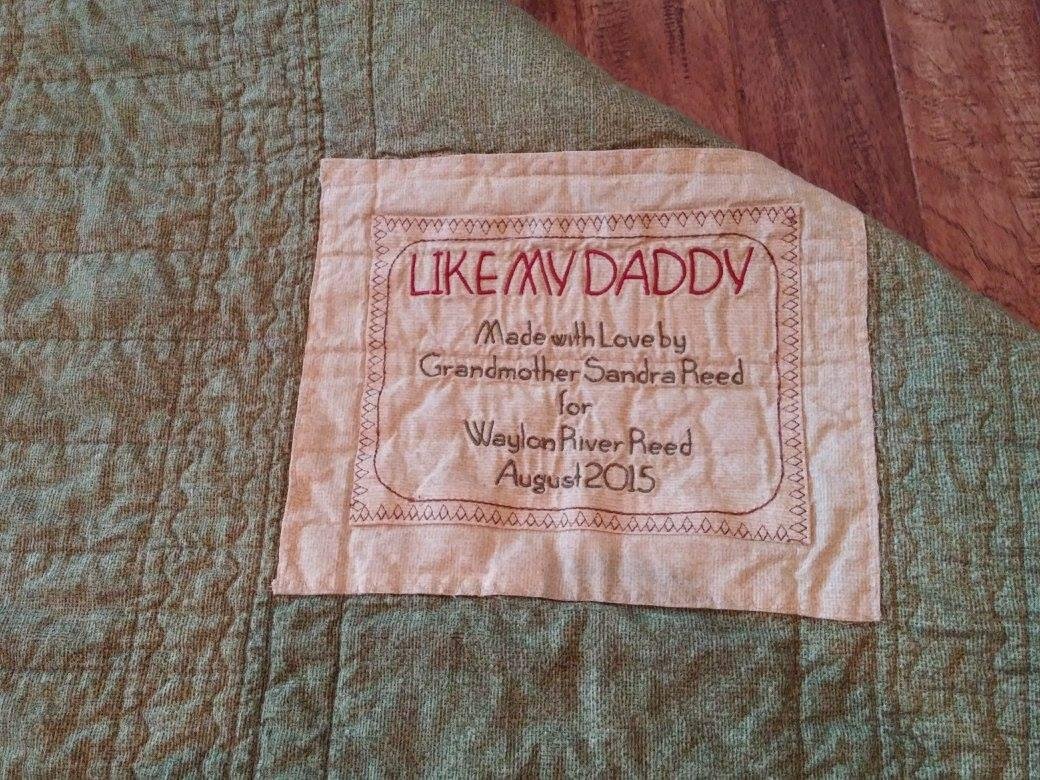 Quilt for Waylon River Reed