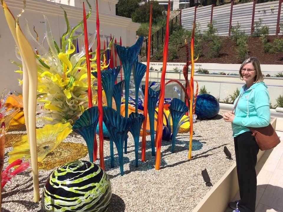 Chuhily glass exhibit on Catalina April 2017