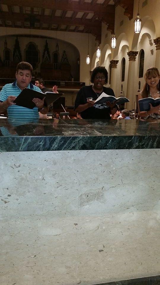 Not singing at the moment. .Daniel and B....two more extra ordinary singers
