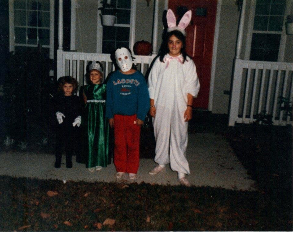 Halloween 1987 in Charleston, SC- with Kenna and Lydia Smith and Alex and Laurie