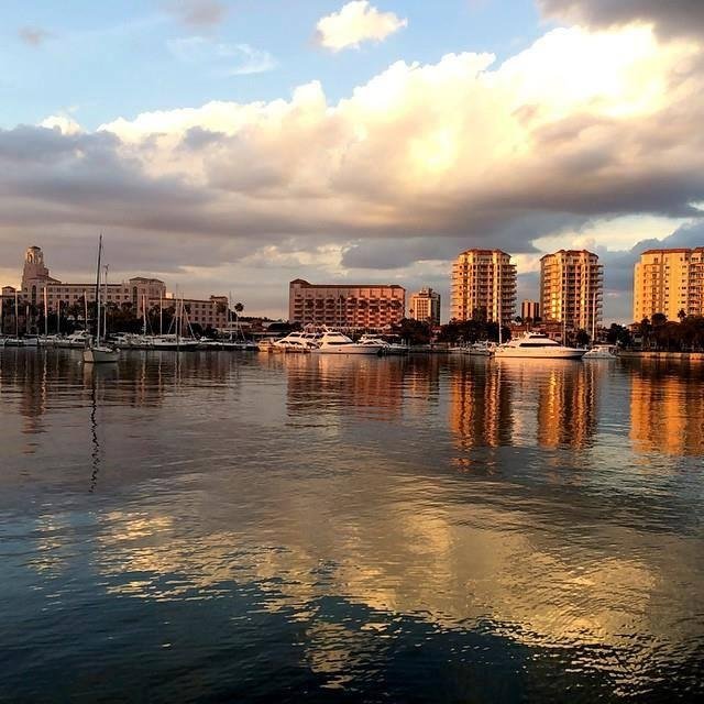 The Vinoy to the far left- downtown St. Pete.