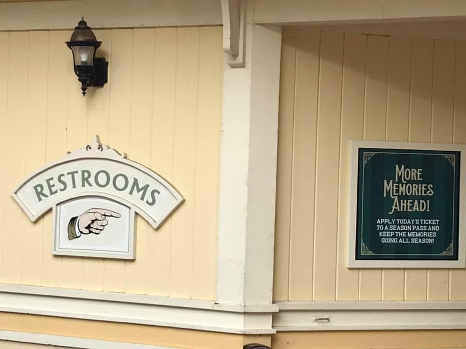Proper placing of multiple signs is important....memories ARE made many places...