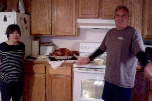 our first Thanksgiving as husband and wife, everything turned out wonderful.