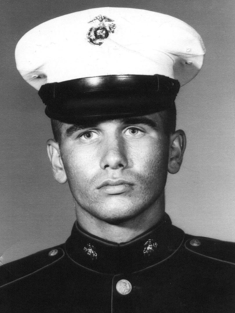 LCpl Michael Eugene LaVallee, USMC, age 18, from Hennepin, MN, KIA 23 October 1967 (VVM Panel 28E - Row 55). Mike was my platoon radioman the whole time I was Platoon Commander of 1st Platoon. He was killed while I was stil