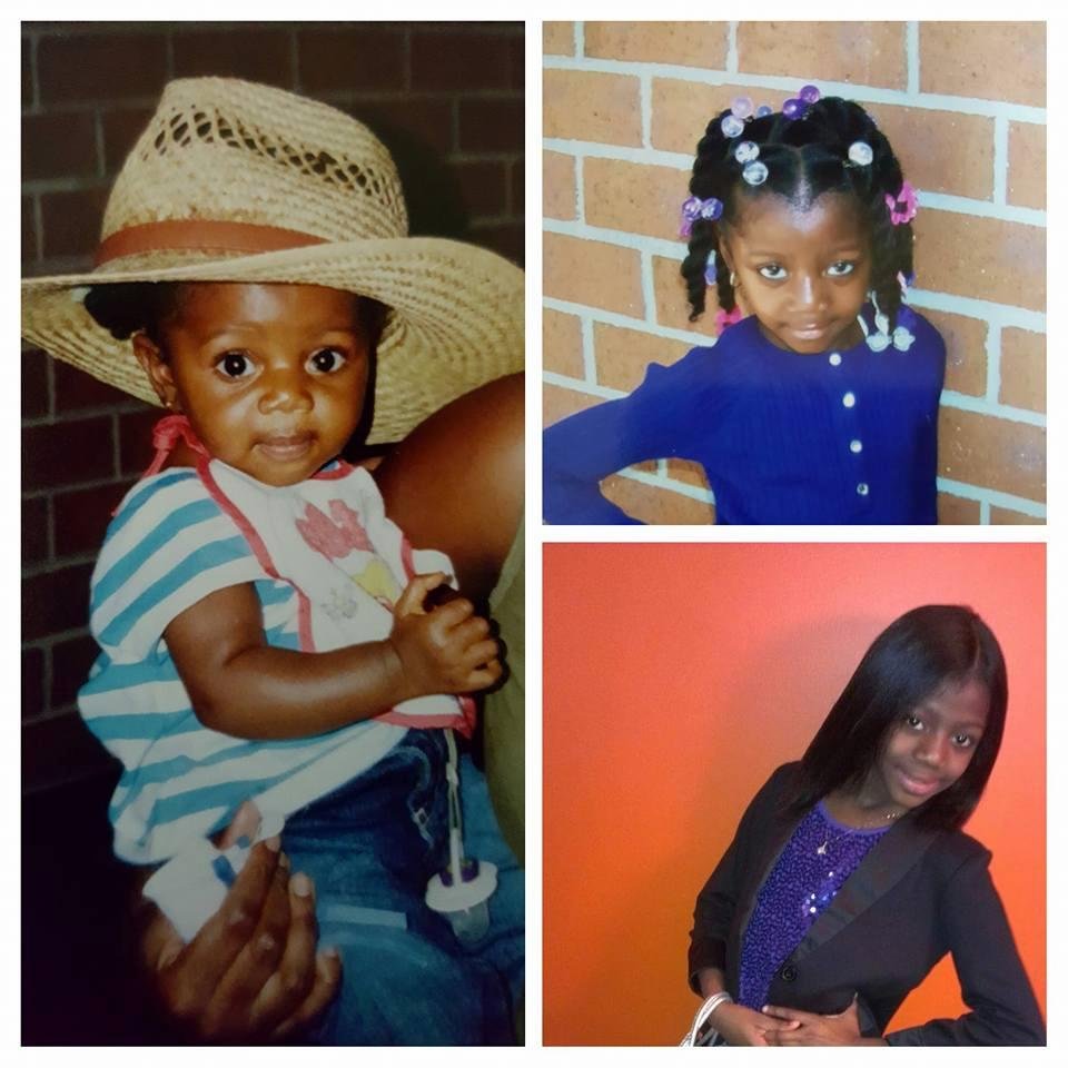 Happy Birthday to my great-niece Anyei-A.K.A. Little Peachy