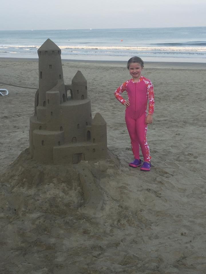 McKenzie loving the beach!