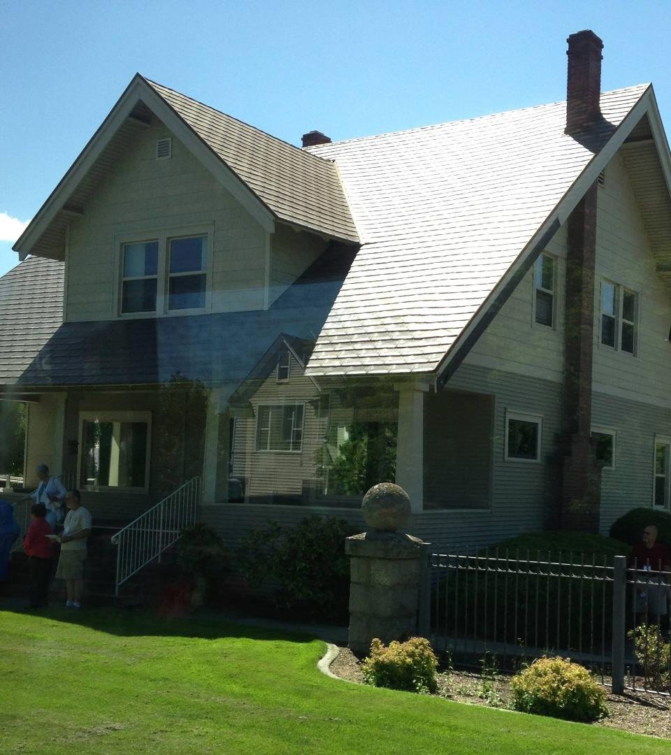 Bing Crosby's family home in Spokane, WA, on the grounds of Gonzaga University. Toured the house as part of the Spokane City tour.