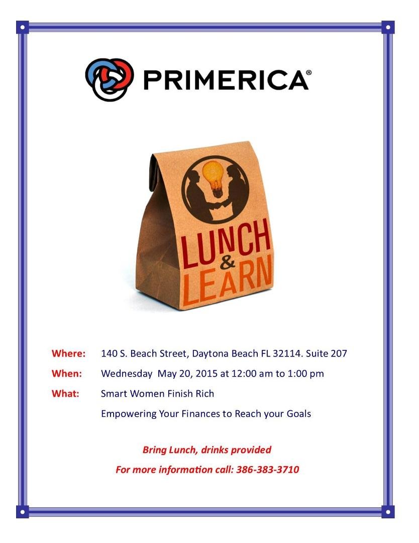 Come out to the Lunch and Learn!