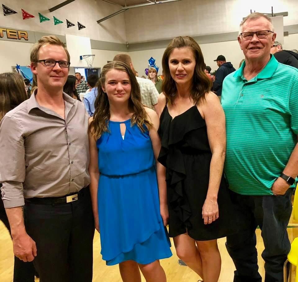 Makena’s graduation from North Oyster School (grade 7 to grade 8)