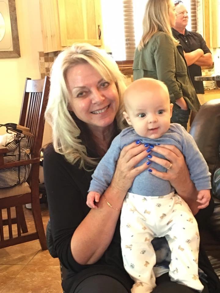 Terri Love with her grandson, Arlo.