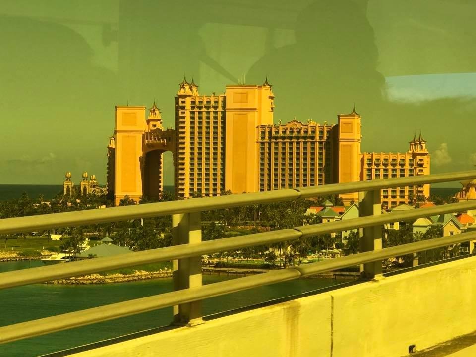 Atlantis. The bridge is a $25,000/night suite-4 night minimum. Michael Jackson use to stay there . Anyone want to split it with us?!