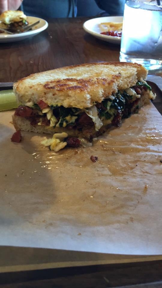 They call it NY Style Pastrami sandwich... But it's not.. NY Style is thin sliced piled high. This is cut into chunks, different flavor profile because of the cut... It's very good but not NY style... This is Westlake Villa