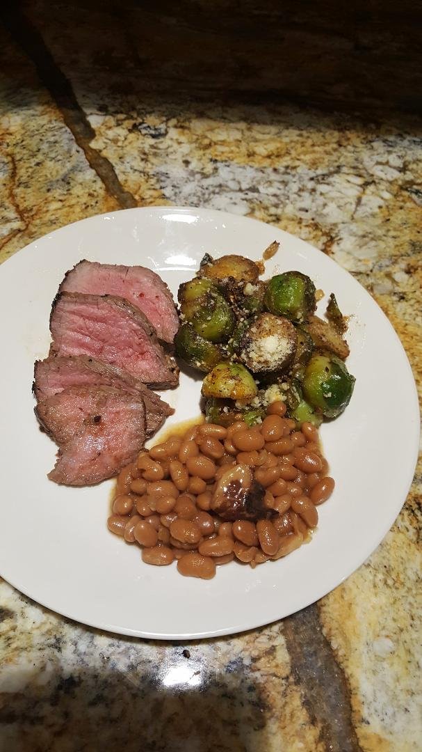 Dinner plated.