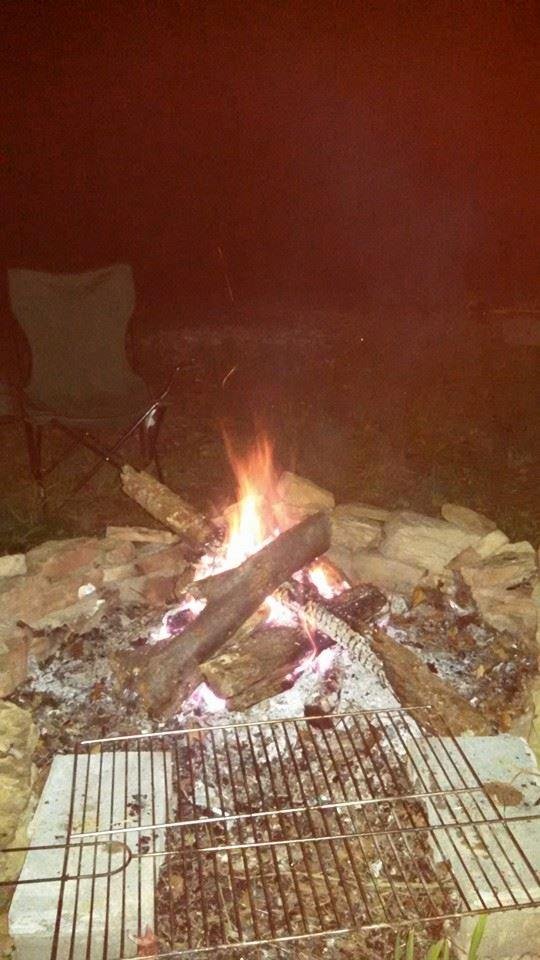 At land for relaxing weekend