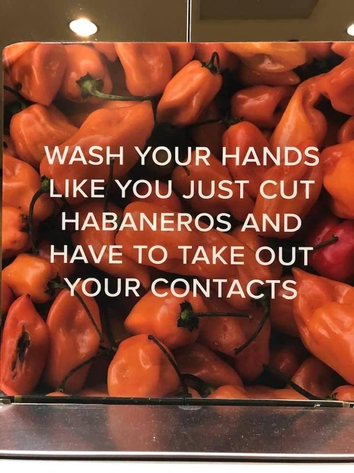 Saw this in Bay Brook Mall restroom and thought it was funny.