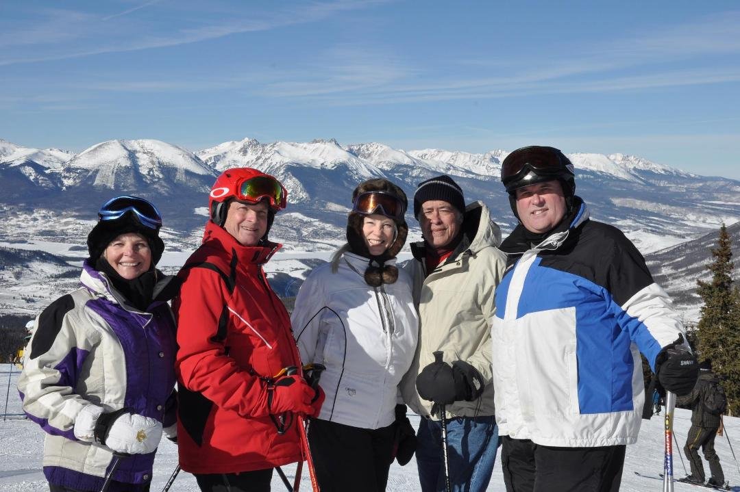 A great day of skiing - Nancy, Joe, Kathy, Chuck, Warren