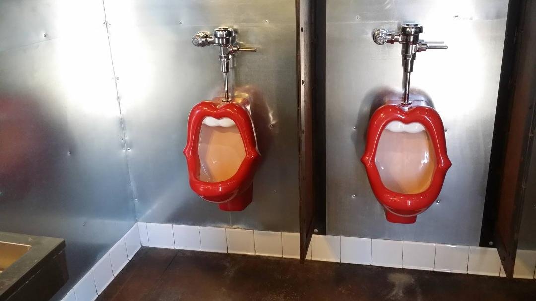Restrooms at the Topock 66 restaurant on route 66 in Topock az today!