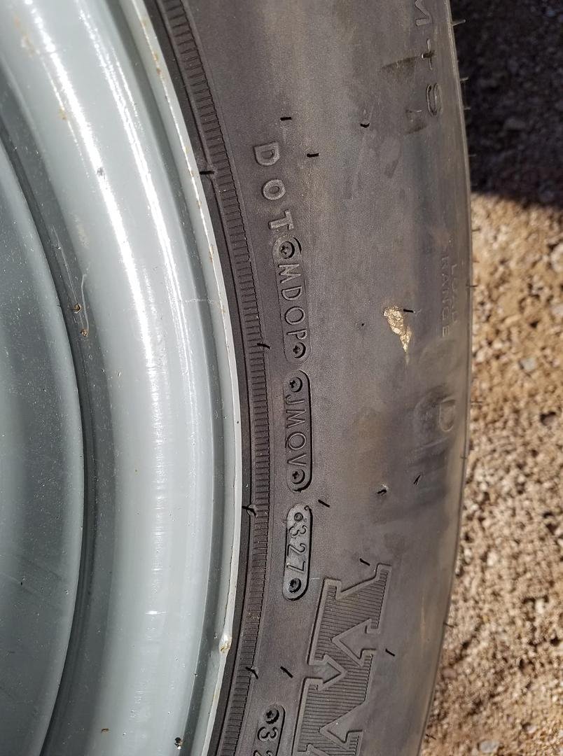 Okay does anyone know what the age of this tire is? I found it as a spare on one of my trailers brand new never used