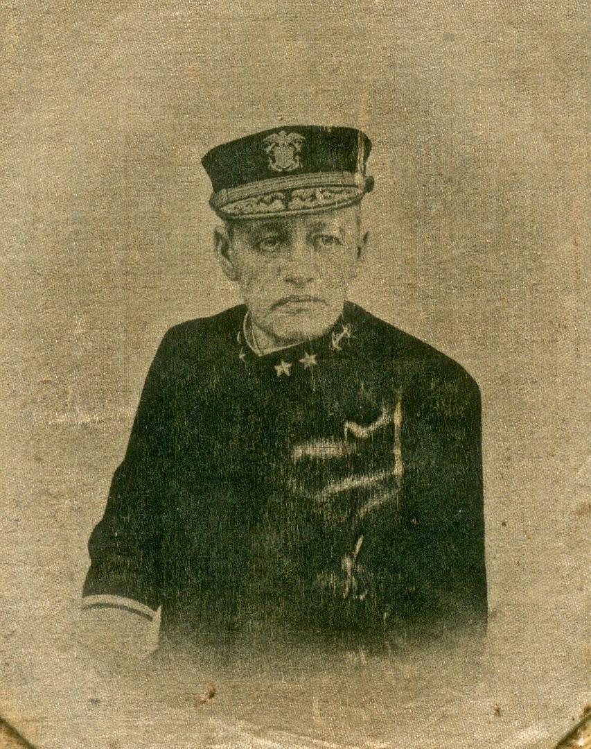 Great-Uncle Jesse Ayer. He was a lieutenant commander in the U.S. Navy Air Corps in WWI. Is buried near Mare Island, CA.