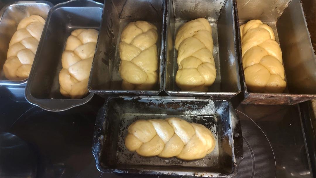 Getting ready for proofing and baking!