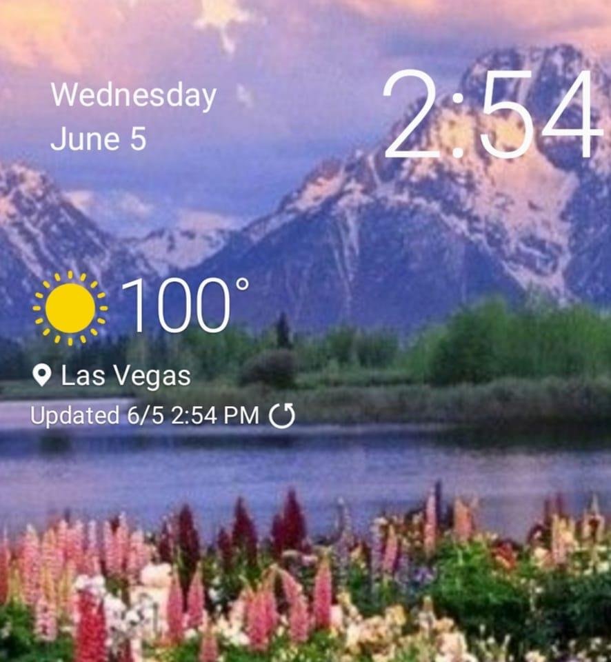 Triple digits!!!! Hello Las Vegas summer!!!