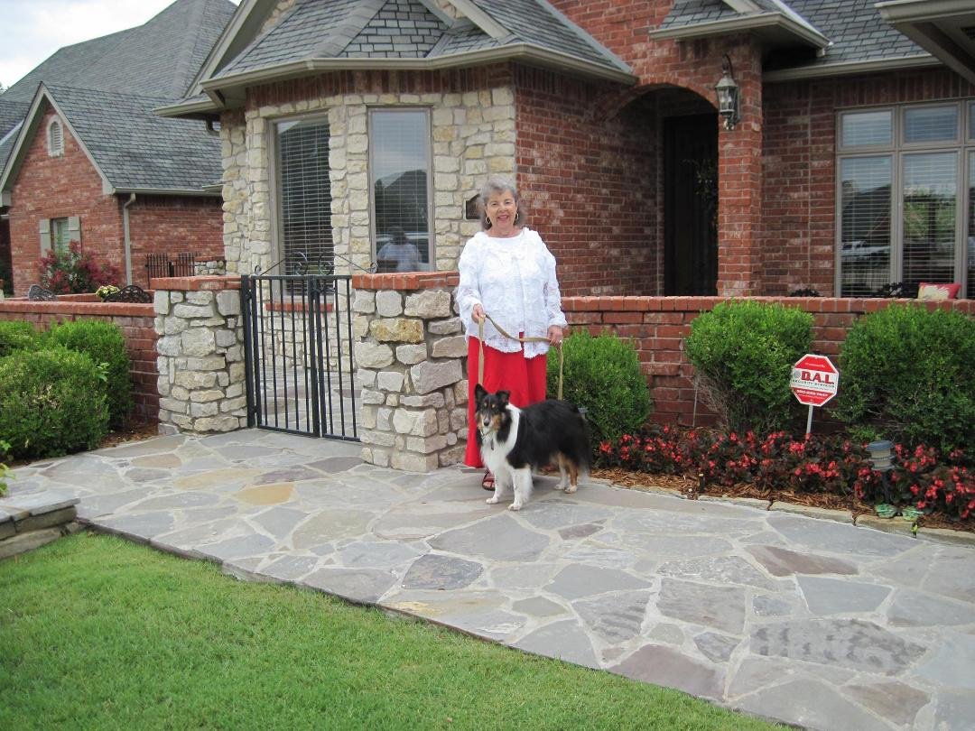 Le Ann,My better half & Apache the Cowdog.!!!