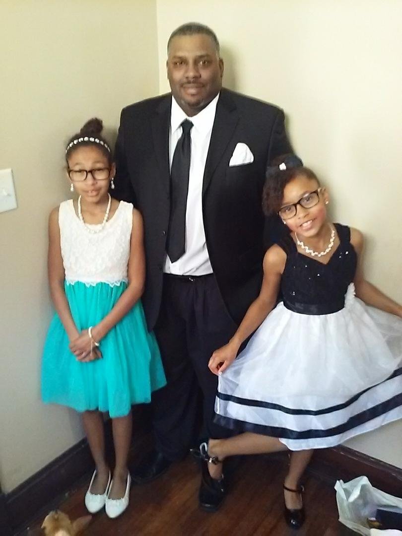 My gkids with. My Soninlaw going to father daughter dance