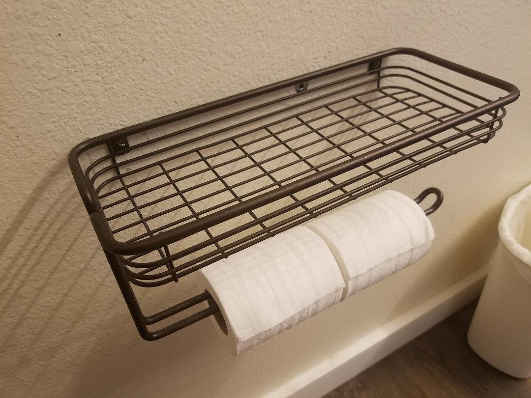 Most awesome invention. A shelf for your cell phone and cocktail, and a dually dispenser for the mother loads.