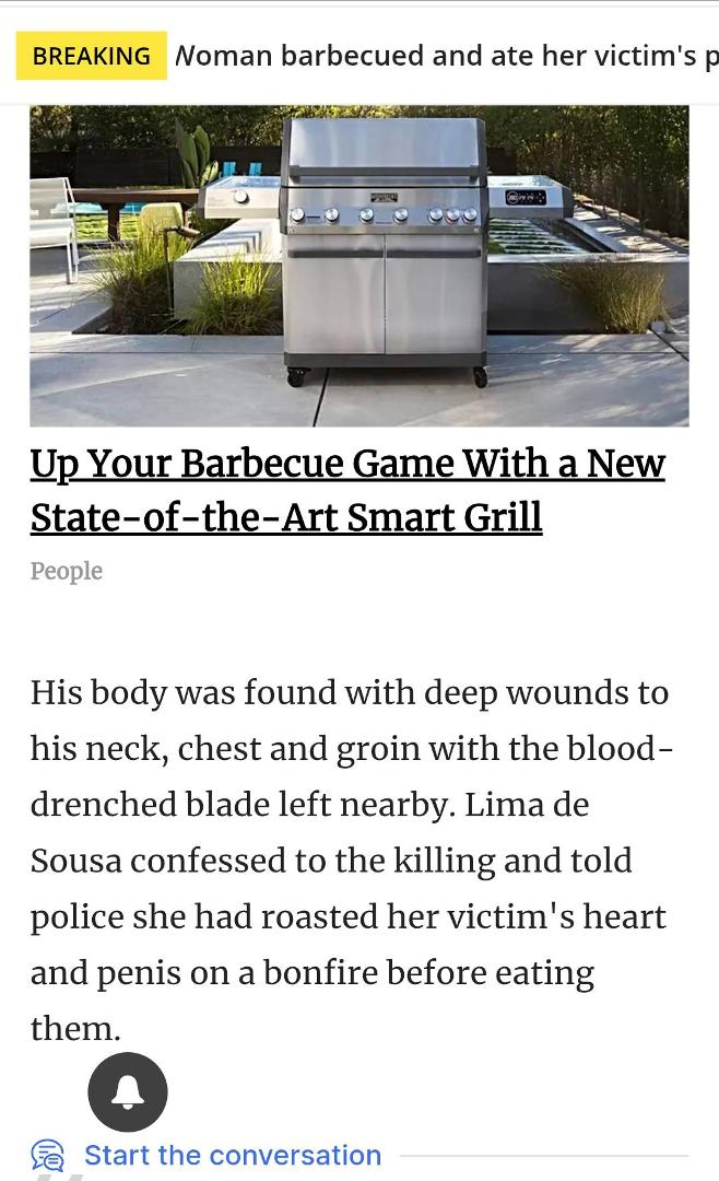 Now that is some unfortunate ad placement.