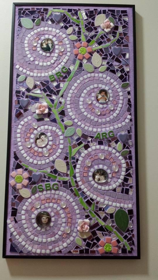 Jet Baker- your mosaics put mine to shame! This one has all my kids as little ones in it. 12x24, 2012.