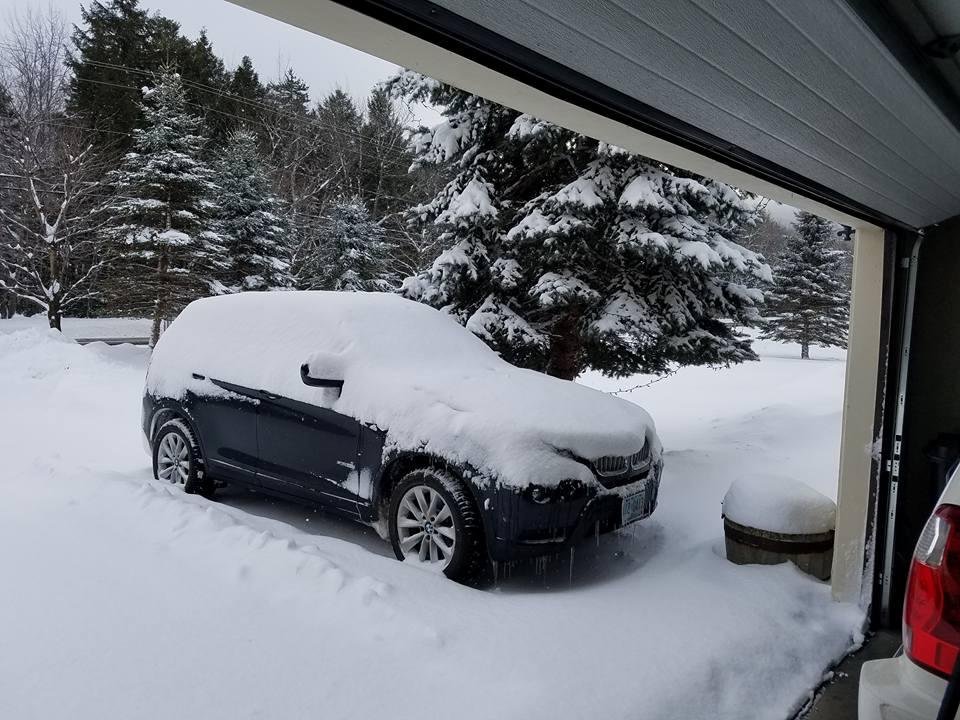 20" of snow