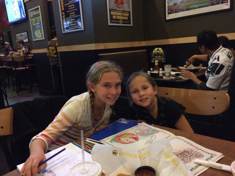 Dinner with friends.