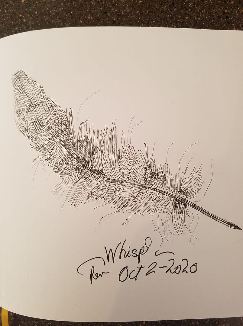 # Inktober Tucson 2020. Oops spelled wisp whisp old English ?